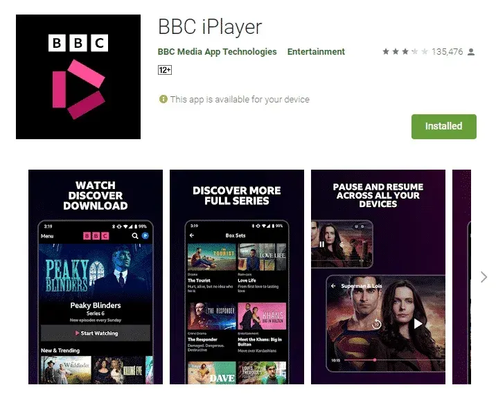 BBC iPlayer官网APP下载视频下载详细教程 截图
