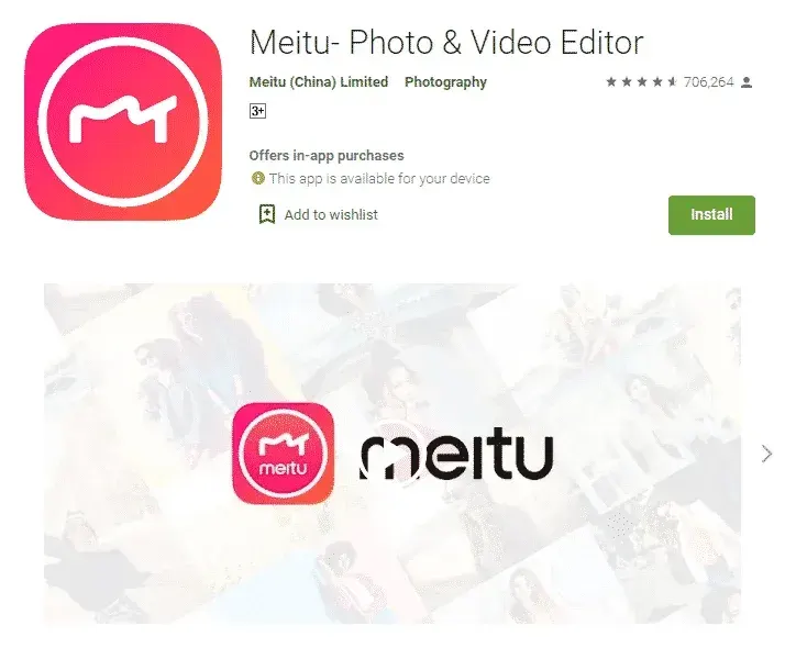 美图秀秀国际版：全球美图编辑神器Meitu 截图